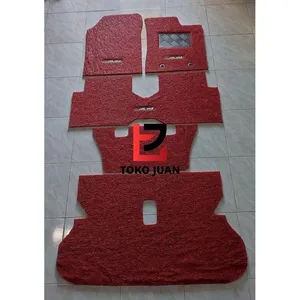 karpet mie 2 warna tidak bintik calya sigra fullset full bagasi