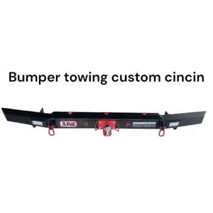 BUMPER MOBIL OFFROAD CASTEM +LED KNOW DOWN TOWING PENGAMAN BODI MOBIL BUMPER MOBIL TERBARU