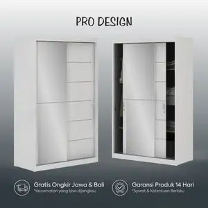 Pro Design Vegas VGSWDSL 120FN Lemari Pakaian Pintu Sliding