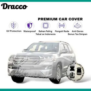 sarung mobil land cruiser transparan tebal waterproof bonus tas simpan aksesoris land cruiser