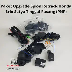 Motor retract plus module auto spion Honda Brio satya/ Retrack Spion Honda Brio Satya/ Paket Upgrade Spion Retrack Otomatis Honda Brio Satya