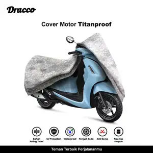Cover Motor FILANO Waterproof Tebal Titanproof-Anti Gores UV Protection Tas Simpan
