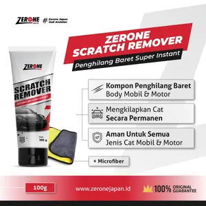 Zerone Scratch Remover Penghilang Baret Body Mobil Motor Ampuh 100 Gram