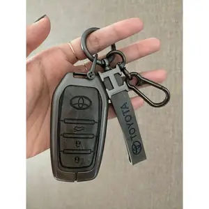 METAL Case Cover Sarung Kunci Remote Smartkey Mobil Toyota FORTUNER ZENIX TYPE Q