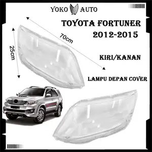 Yoko Auto Headlamp Mika Lampu Depan Toyota Fortuner VNT TRD 2008-2015 TYC - Sepasang di kiri dan kanan LP