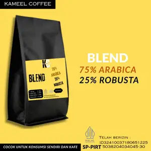 Kopi House Blend Bubuk Biji 75% Arabica Gayo 25% Robusta Java Crema Espresso