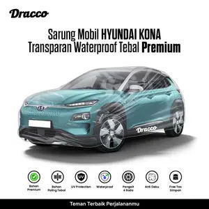 Sarung Mobil HYUNDAI KONA Transparan Tebal Premium Waterproof Anti Gores Debu +tas