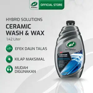 Turtle Wax - Hybrid Solutions Wash & Wax 1.42 l Sampo Mobil Motor Sepeda Sabun Cuci Kendaraan Mobil Motor Sepeda