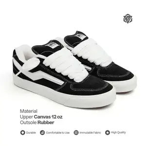 Sweepers - Flamingo Black White Sepatu Sneakers Casual Sekolah Pria Wanita