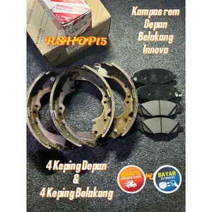 Kampas Rem Depan Belakang Toyota Innova 2004 2005 2006 2007 2008 2009 2010 2011 2012 2013 2014 2015 Original