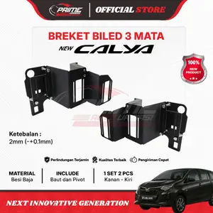 Bracket Retrofit BILED Matrix MX1 1.5inch untuk Toyota Calya atau Daihatsu Sigra Tebal 2mm