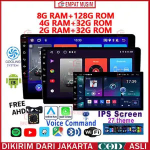 Dual Kipas 8G+128G IPS Screen Head Unit 7/9/10 Inch Car Android 14 Navigasi Untuk TOYOTA Daihatsu Mitsubishi android mobil 10 inch ram 4 HONDA SUZUKI Hyundai NISSAN Double Din tv mobil android android mobil 9 inch android tape mobil