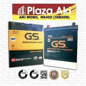 Aki Kering Mobil TOYOTA Avanza Rush DAIHATSU Xenia Terios SUZUKI APV NS40Z 12V35Ah alt. GS MF Maintainance Free