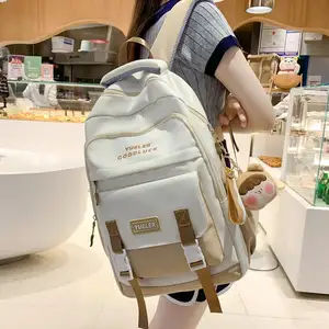 Nine stars ransel wanita korea kapasitas besar tas sekolah perempuan tahan air tas kuliah sekolah