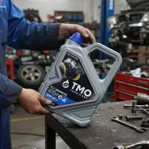 Oli Mesin TMO Biru SAE 10W-40 4 Liter Toyota Barcode Scane