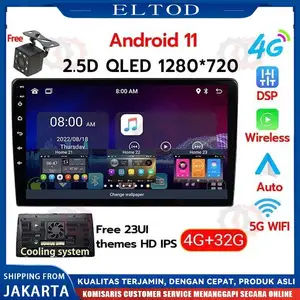 with kipas pendingin 4G+32G IPS Screen Head Unit 7/9/10 Inch Car Android 13 Navigasi Untuk TOYOTA Daihatsu Mitsubishi android mobil 10 inch ram 4 HONDA SUZUKI Hyundai NISSAN Double Din tv mobil android 02