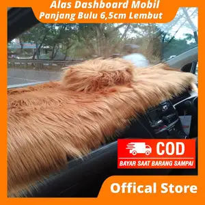 Alas Bulu Dasboard Mobil Karpet Dashboard Bulu Korea Panjang Bulu 65cm Lembut Tidak Rontok