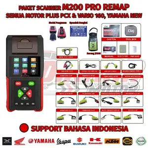NEW UFDATE SCANNER JDIAG M200 PRO PLUS REMAP MOTOR HONDA