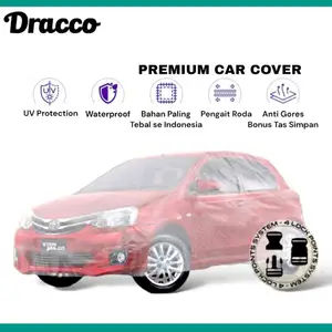 sarung mobil etios valco transparan tebal waterproof premium car cover mobil