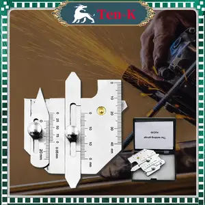Welding Gauge HJC 40 Inspection Cam Tipe Gauge Stainless Steel Alat Ukur Ketebalan Las