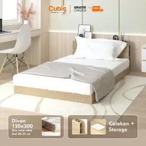 Cubic Dipan Kasur 120 X 200 / Ranjang Tempat Tidur / LUNA BD 121
