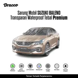 Sarung Mobil SUZUKI BALENO Transparan Tebal Premium Waterproof Anti Gores Debu +tas