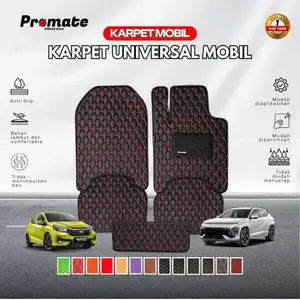 Promate Id Universal Karpet Mobil Universal Car Mats Leather Kulitsintetis Premium