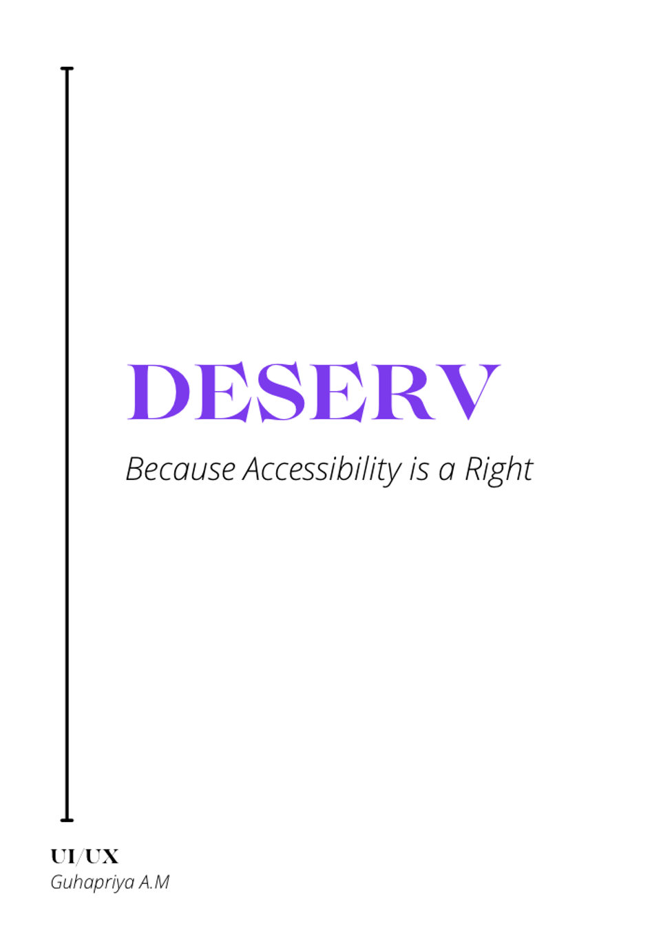 DESERV accessibility app case study cover.