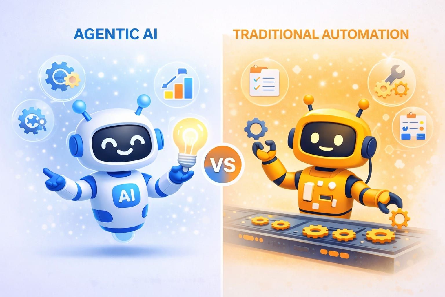 Agentic AI vs Traditional Automation: What’s the Difference?