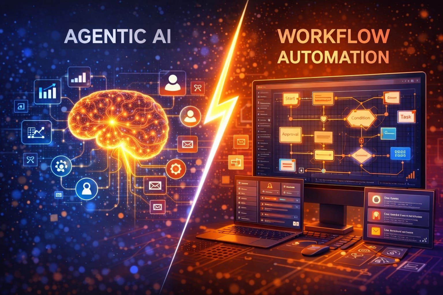 Generative AI vs Workflow Automation: What’s the Difference?