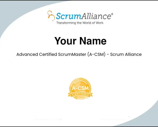 Advanced Certified ScrumMaster
