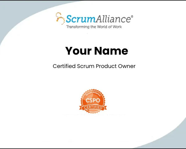 Certified Scrum Product Owner