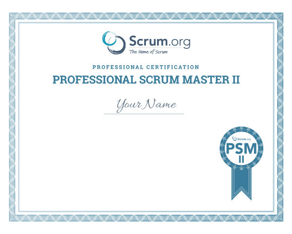 Professional Scrum Master - II