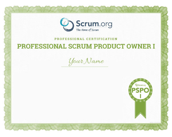 Professional Scrum Product Owner - I
