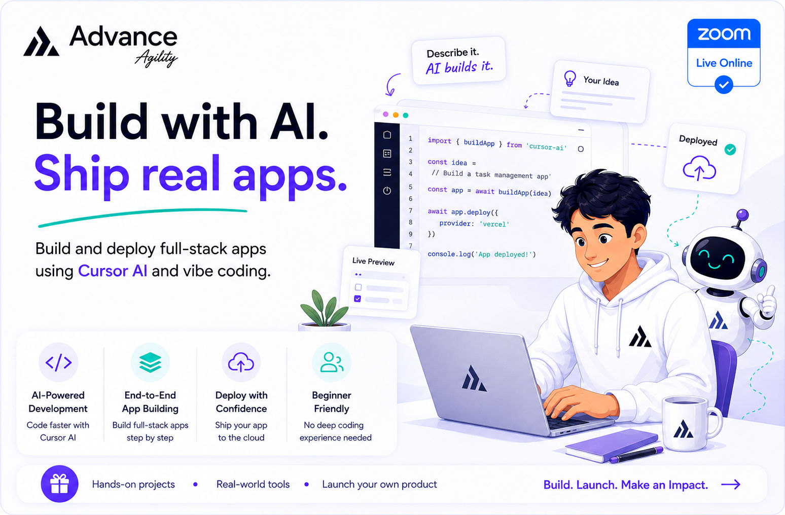Cursor AI & Vibe Coding Bootcamp