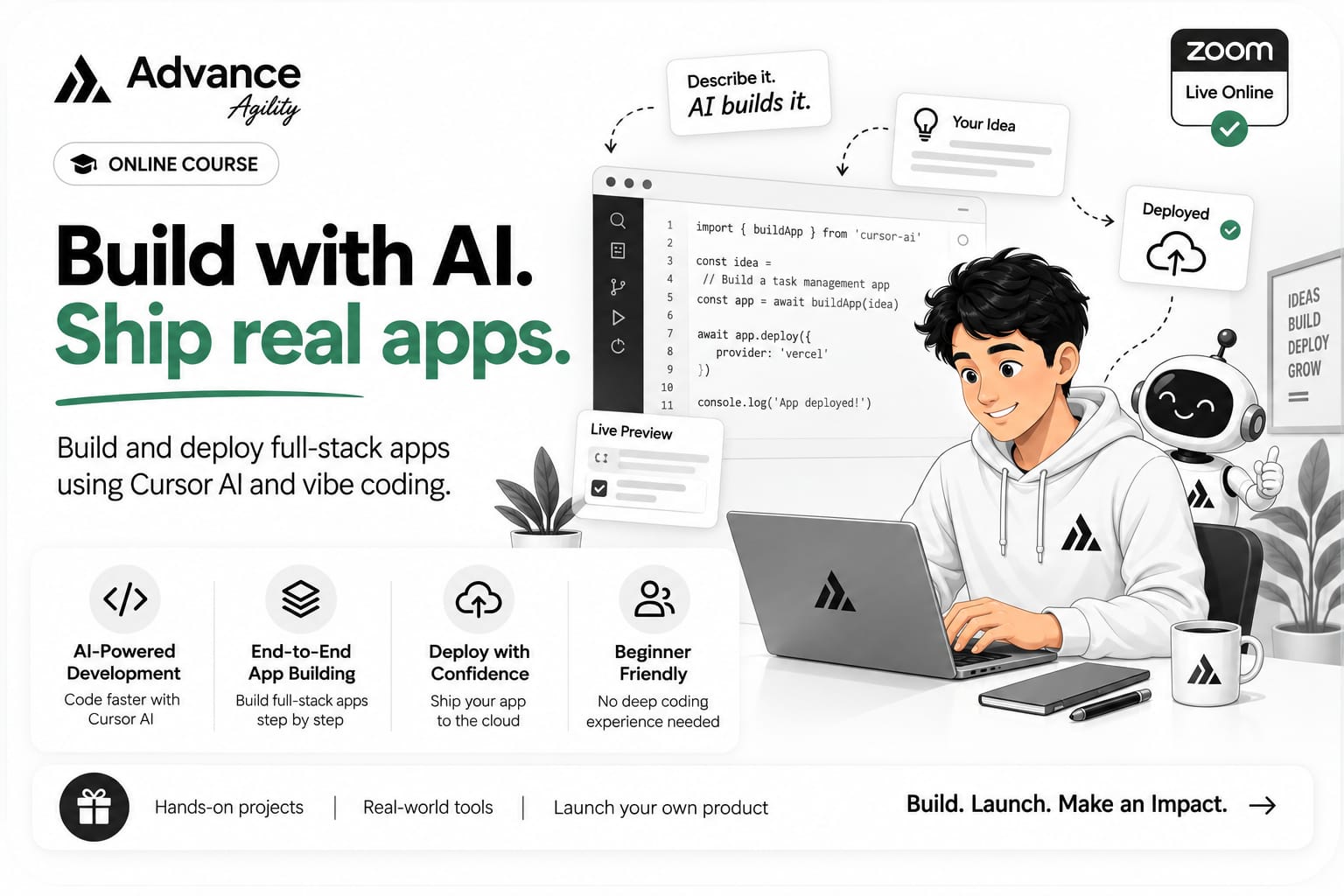 Cursor AI & Vibe Coding Bootcamp