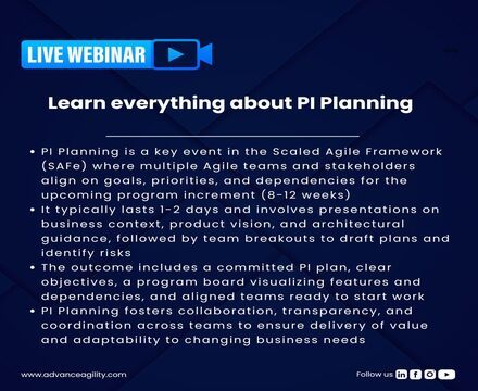 Learn everything about PI Planning