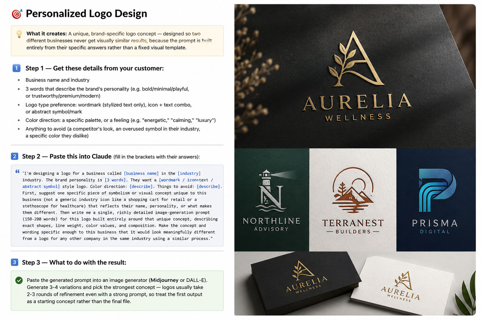 Personalized Logo Design