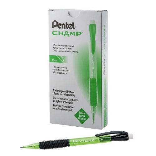 champ-mechanical-pencil-09mm-tinted-black-barrel