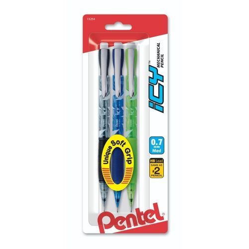 icy-mechanical-pencil-09mm-assorted-barrels1-pk-with-lead