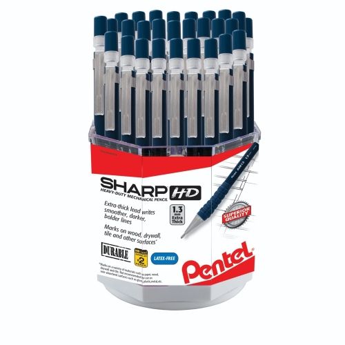 sharp-hd-heavy-duty-mechanical-pencil-13mm-extra-thick-line-dark-blue-barrel