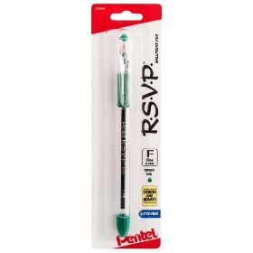 rsvp-ballpoint-pen-07mm-fine-line-green-ink-1-pk