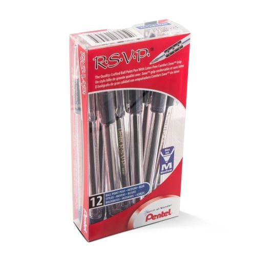 rsvp-ballpoint-pen-10mm-medium-line-12-blue-ink-pen-in-clear-plastic-box