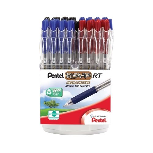 rsvp-rt-retractable-ballpoint-pen-10mm-medium-line-spinner-display-60-pieces