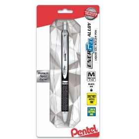 energel-alloy-retractable-premium-liquid-gel-pen-07mm-black-barrel-black-ink-1-pk