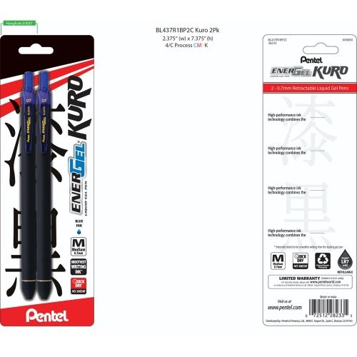 energel-kuro-liquid-gel-pen-07mm-medium-line-assorted-ink-abcdfpsv-8-pk