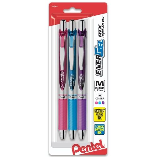 energel-rtx-retractable-liquid-gel-pen-07mm-metal-tip-medium-line-assorted-ink-psv-3-pk