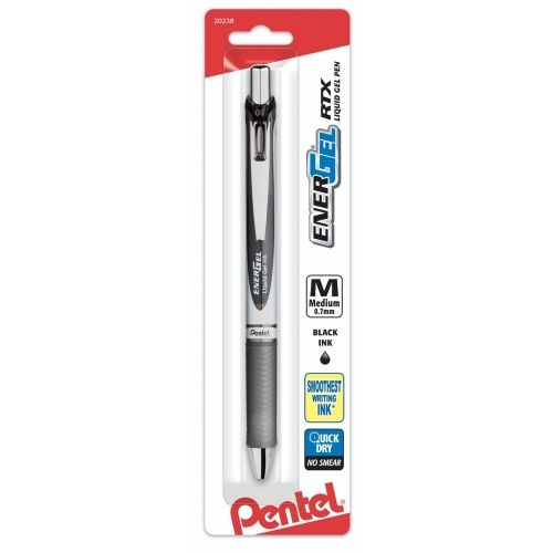 energel-rtx-retractable-liquid-gel-pen-07mm-metal-tip-medium-lineblack-ink-1-pk