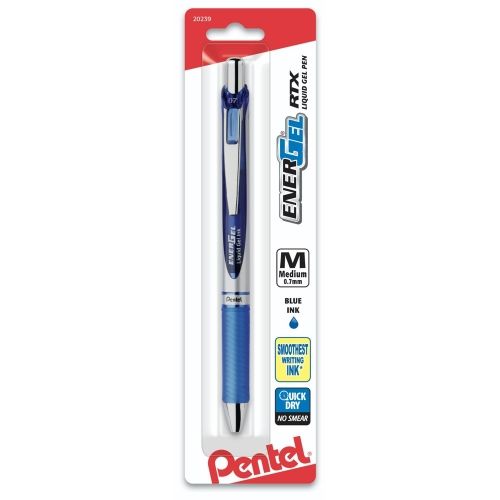 energel-rtx-retractable-liquid-gel-pen-07mm-metal-tip-medium-lineblue-ink-1-pk