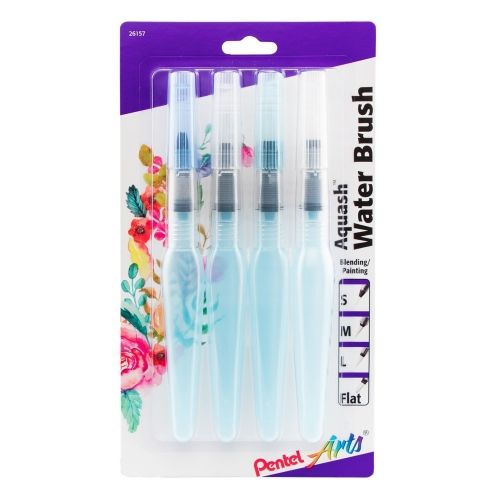 pentel-arts-aquash-water-brush-assorted-tips-4-pk-carded